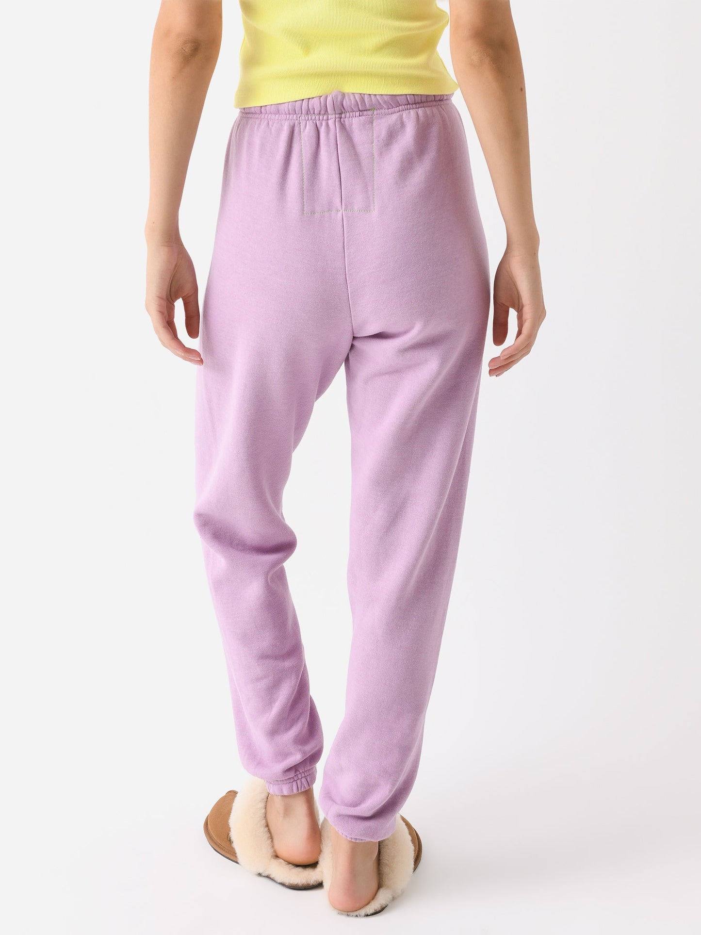 Aviator Nation Women's Rainbow Heart Stitch Sweatpant