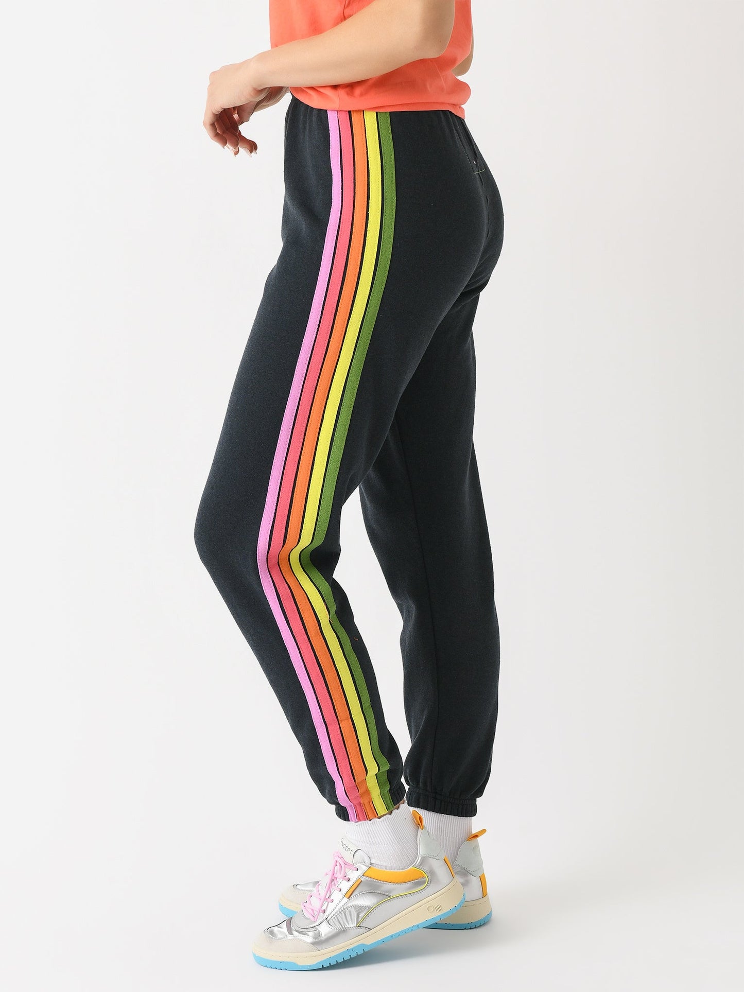 Aviator Nation Women's 5 Stripe Sweatpant