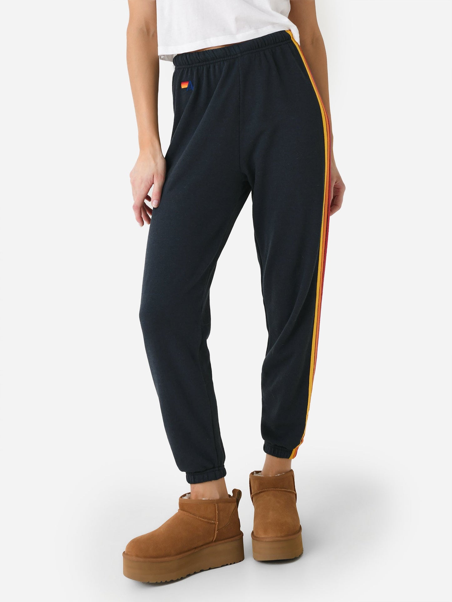 Aviator Nation Women's 5 Stripe Sweatpant