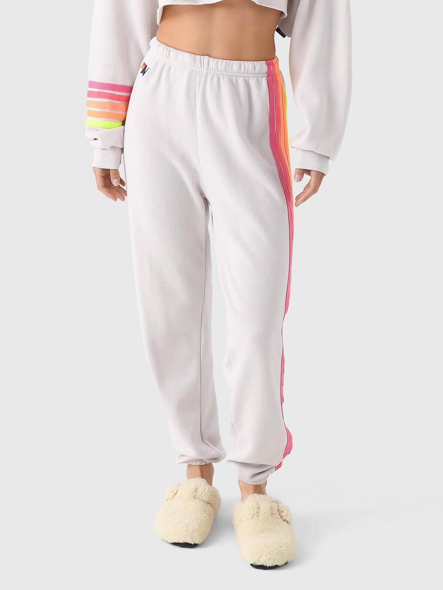 Aviator Nation Women's 5 Stripe Sweatpant