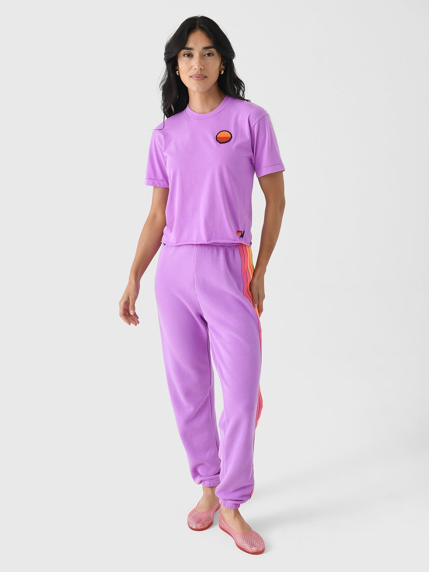 Aviator Nation Women's 5 Stripe Sweatpant