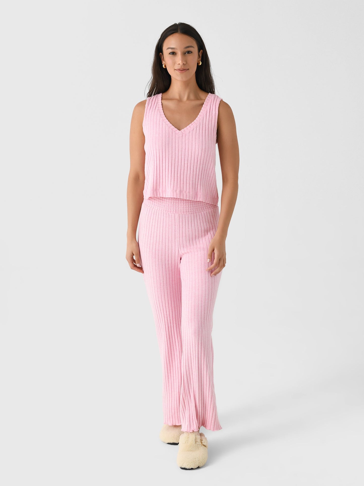 Z Supply Women's Dawn Smocked Rib Pant