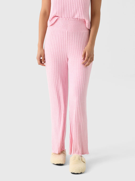 Z Supply Women's Dawn Smocked Rib Pant