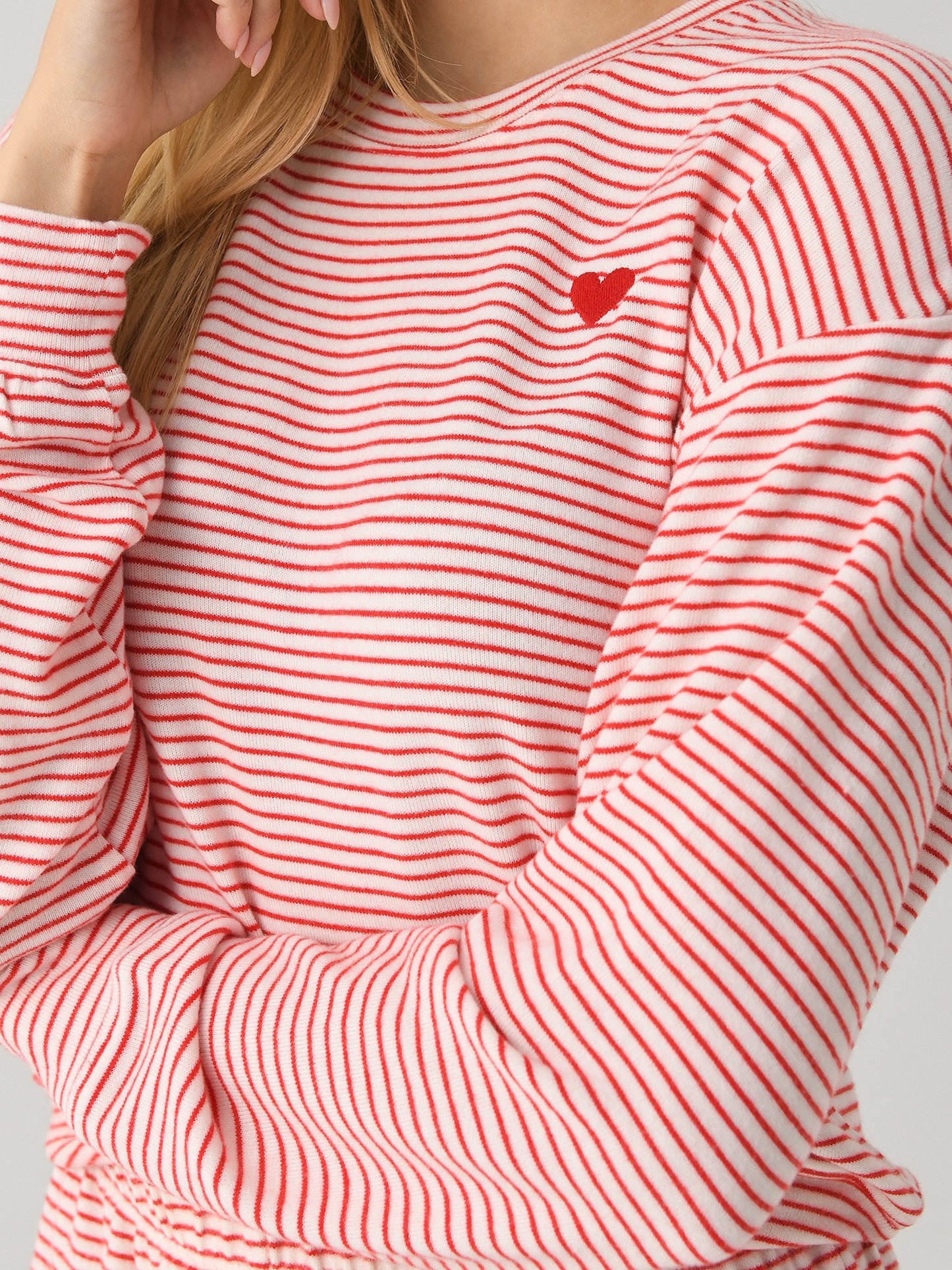 Z Supply Women's Bisous Stripe Long Sleeve Top
