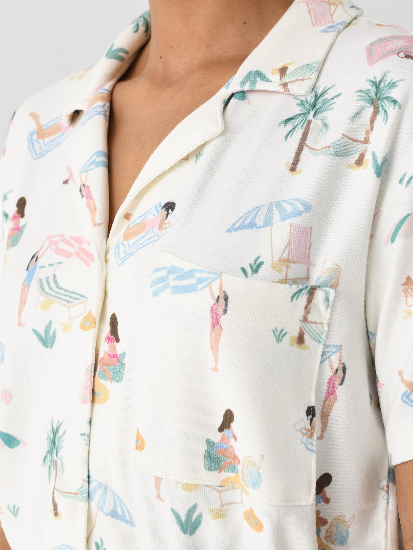 Z Supply Women's Beach Days Pajama Top