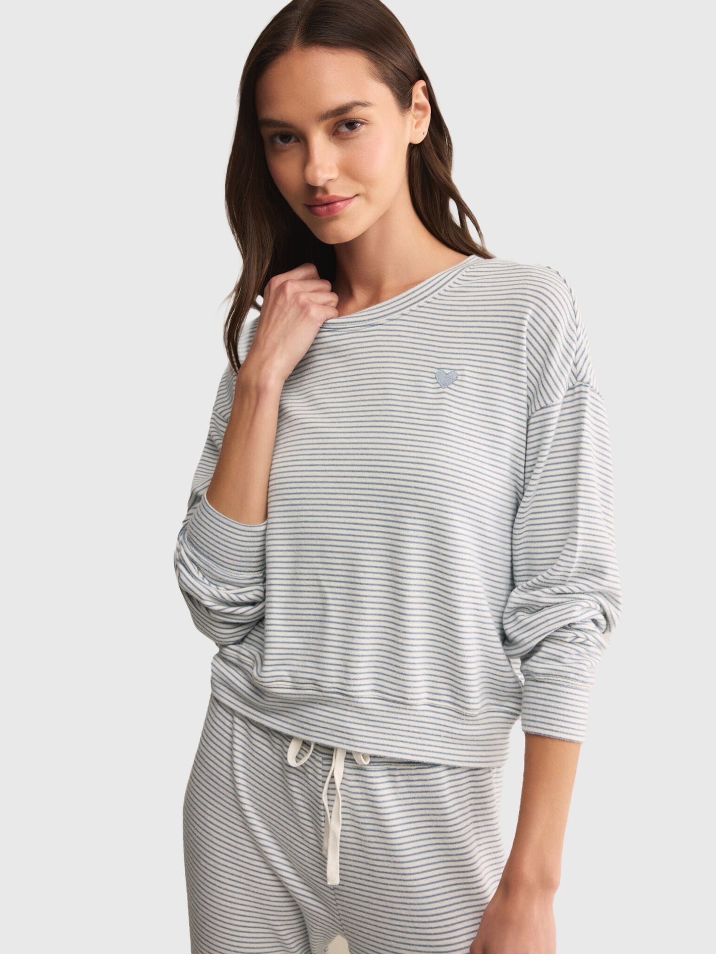 Z Supply Women's Bisou Stripe Long Sleeve Top