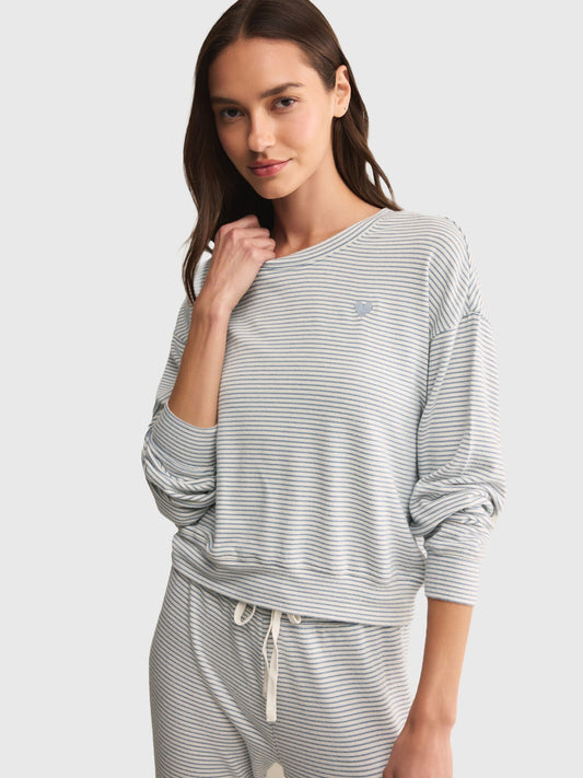 Z Supply Women's Bisou Stripe Long Sleeve Top