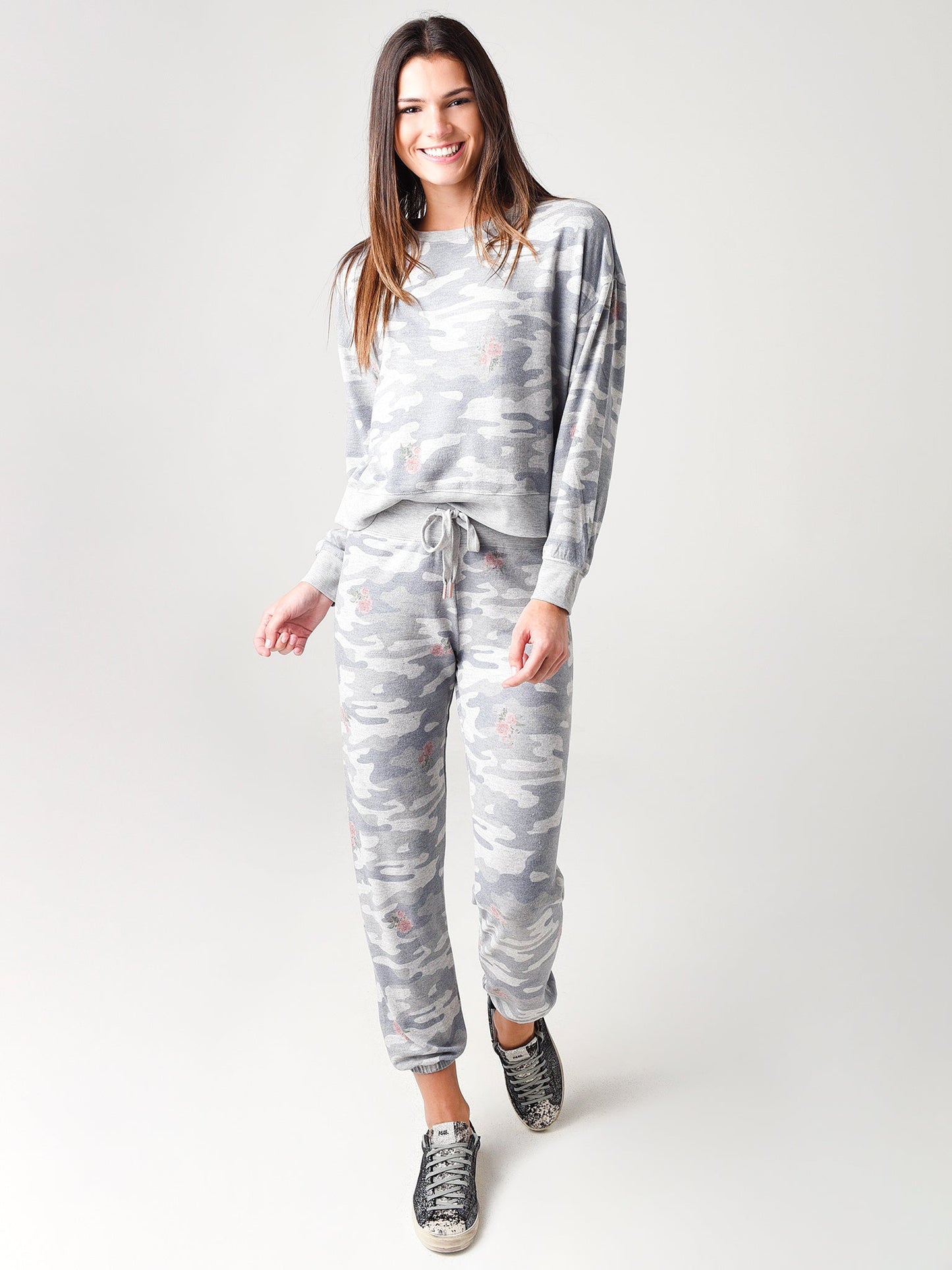 Z Supply Women's Ava Rose Camo Jogger