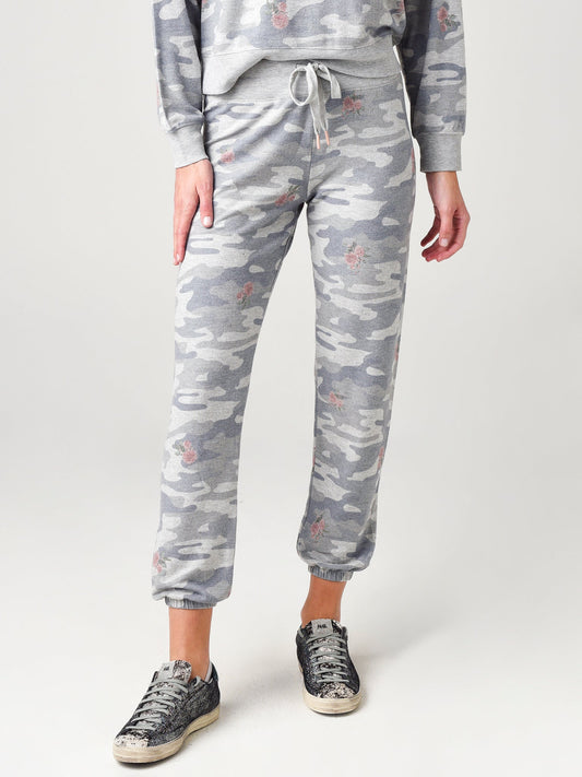 Z Supply Women's Ava Rose Camo Jogger