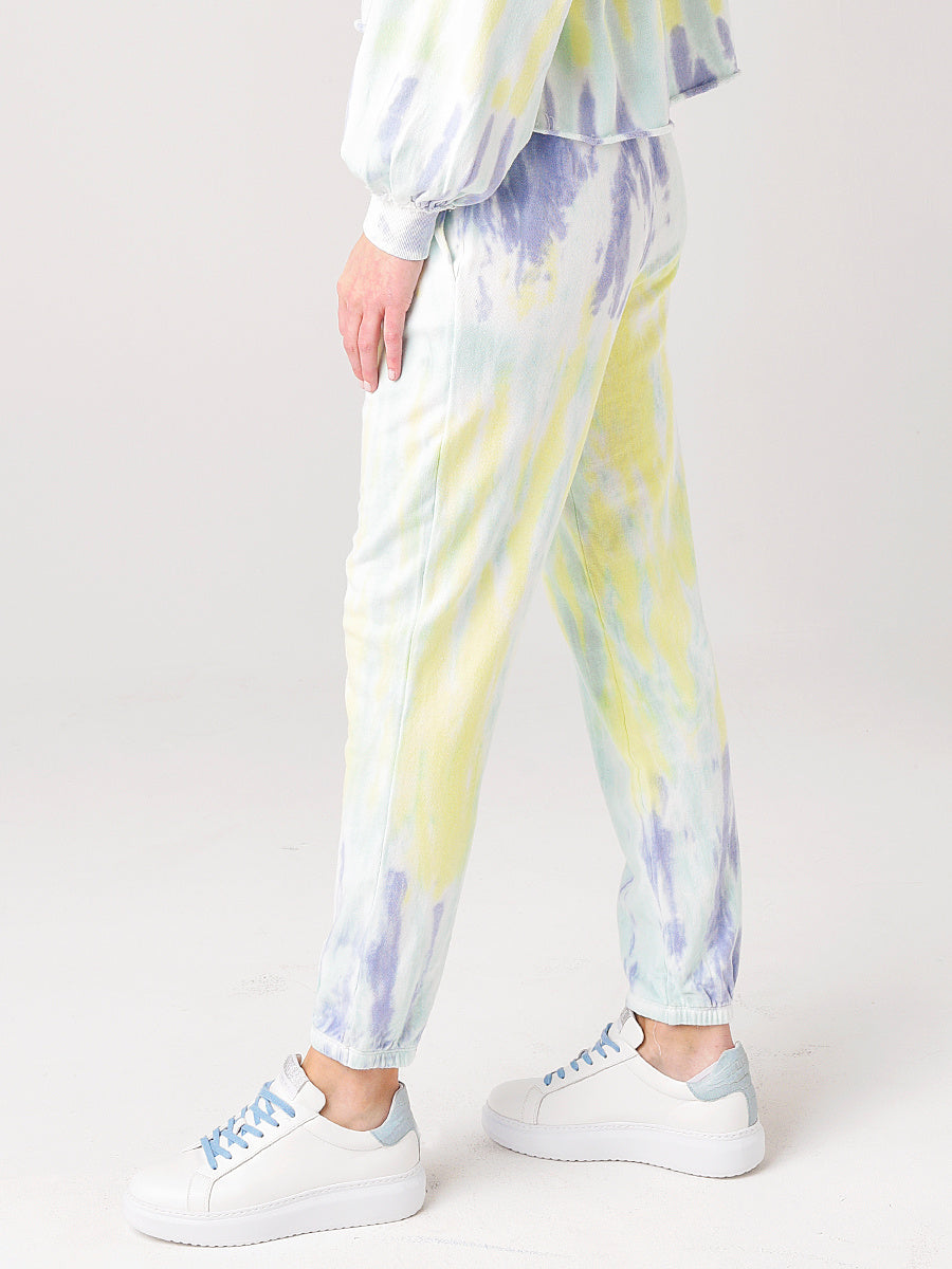 Z Supply Women's Atlas Boyfriend Sorbet Skies Tie-Dye Jogger