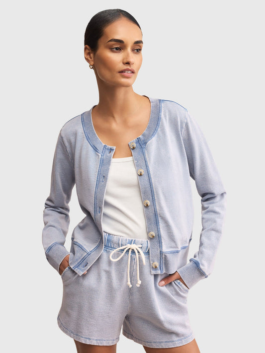 Z Supply Women's Daily Knit Denim Cardigan