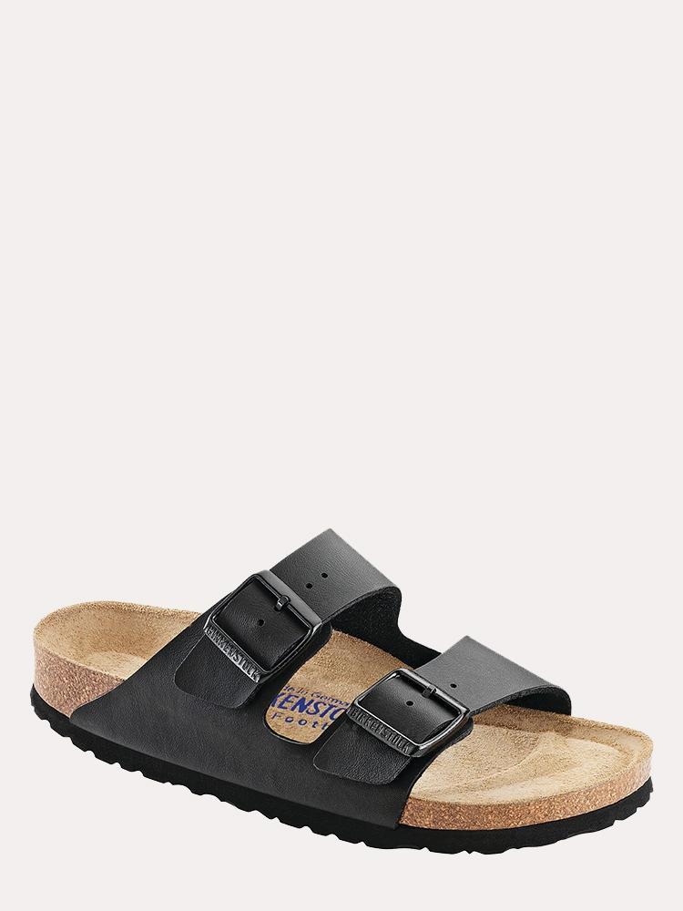 Birkenstock Women's Arizona Soft Footbed Black Birko-Flor