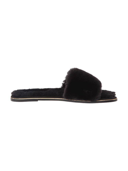 Yosi Samra Rose Faux Fur Slide
