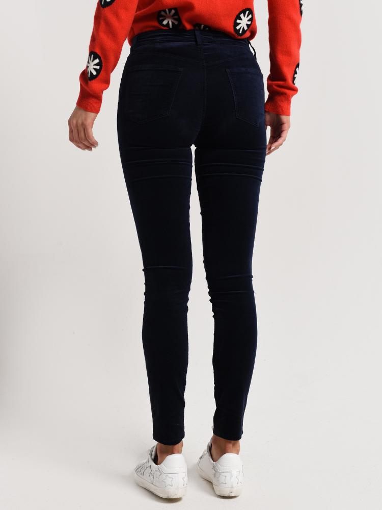 J Brand Women's Maria High Rise Super Skinny Velveteen Jean