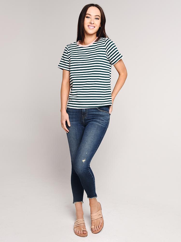 J Brand Alana High Rise Crop Skinny Jean
