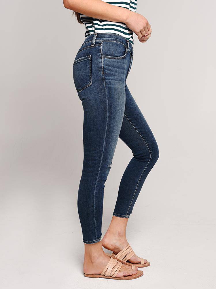 J Brand Alana High Rise Crop Skinny Jean