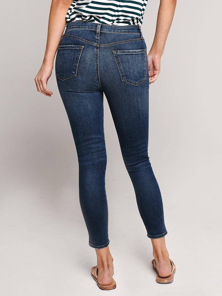 J Brand Alana High Rise Crop Skinny Jean