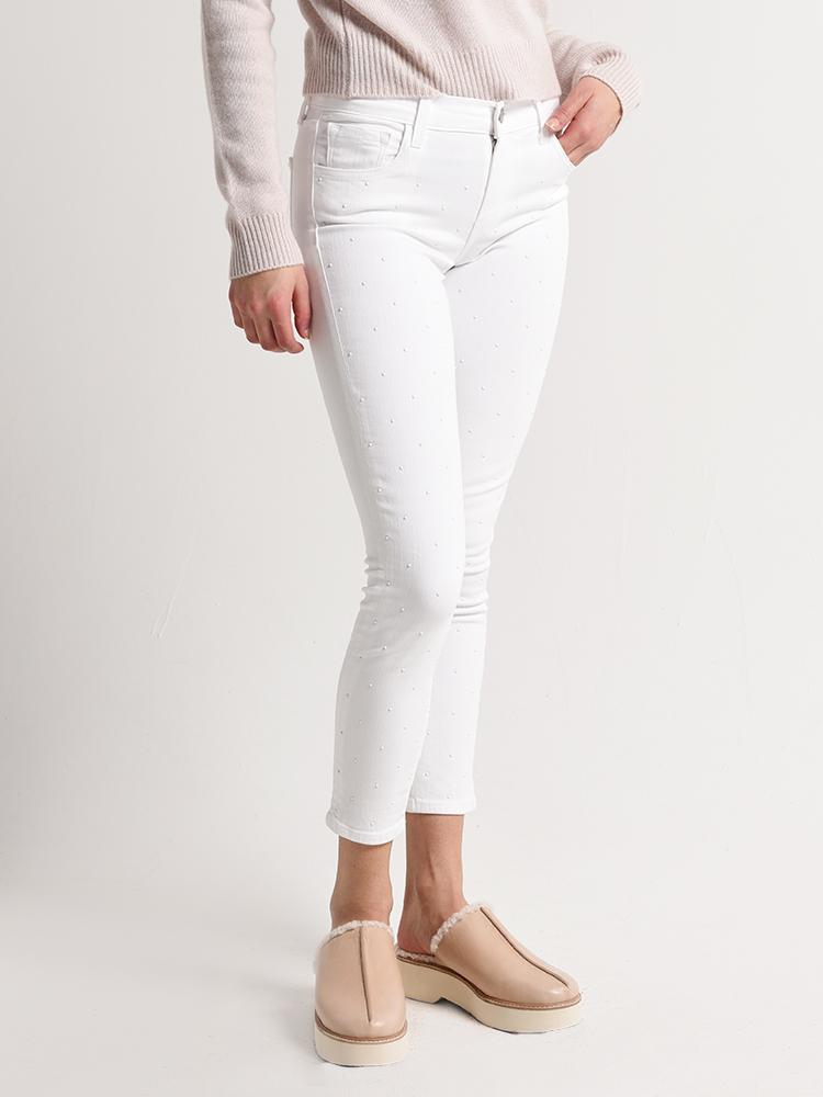 J Brand Women's 835 Mid-Rise Cropped Skinny