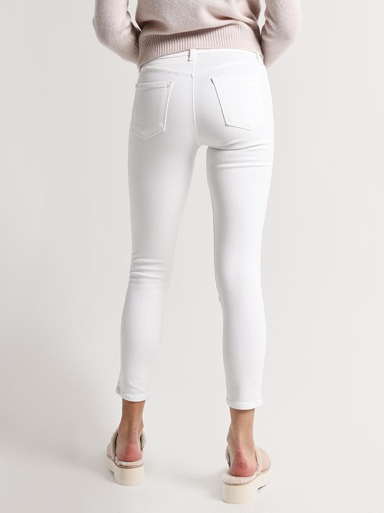 J Brand Women's 835 Mid-Rise Cropped Skinny