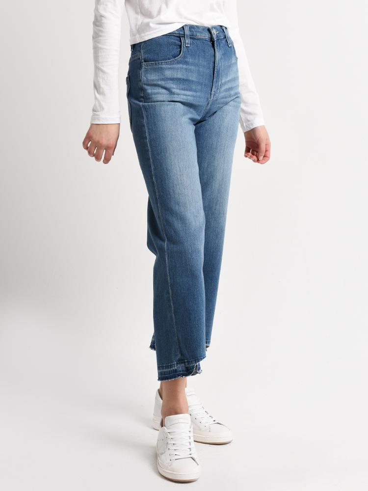 J Brand Women's Joan High-Rise Wide-Leg Crop