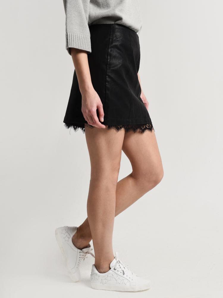 Jack Waiting For Tonight Faux Leather Skirt