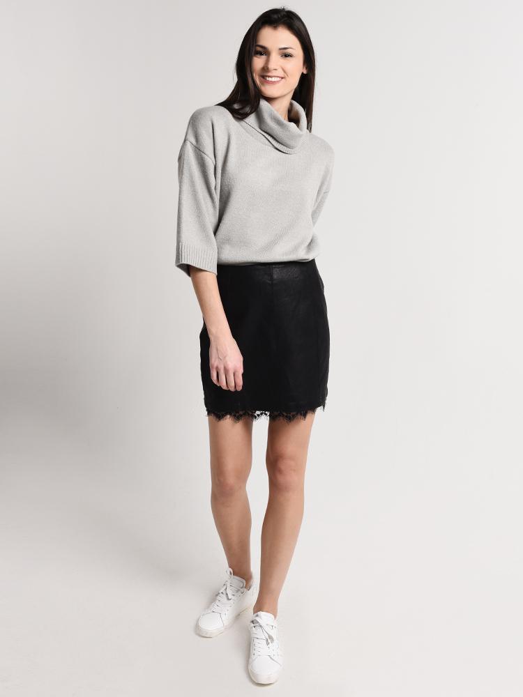Jack Waiting For Tonight Faux Leather Skirt