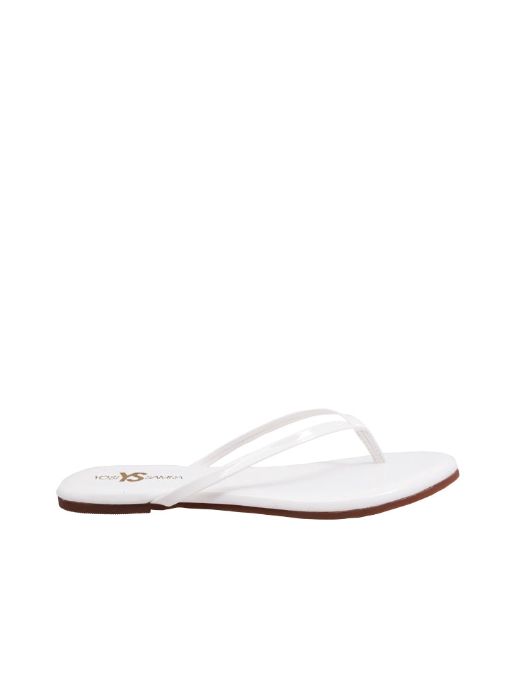 Yosi Samra Women's Roee Patent Leather Flip Flop